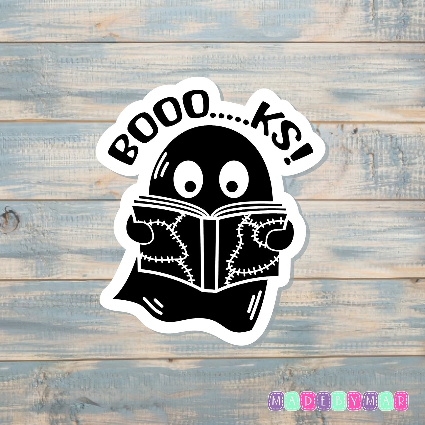 Ghost Booo.....ks |Sticker or Magnet | Halloween Magic