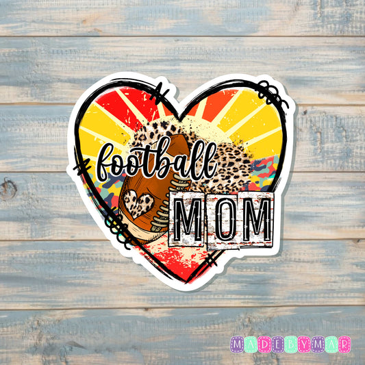 Football Mom |Sticker or Magnet |Sports Support