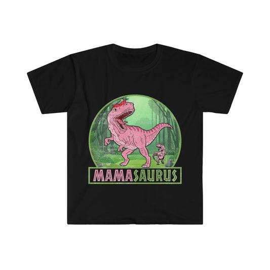 Dinosaur T-Shirt, Unisex Softstyle T-Shirt, Mamasaurus