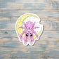 Kawaii Spider Sticker |Vinyl Sticker or Magnet |Refrigerator Fridge Car |Fantasy Mythical Creature |Gift for Girl |Pastel Colors |Cute Creepy Pastel Goth |Sticker or Magnet