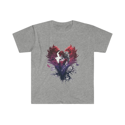 Angel Heart T-Shirt, Unisex Softstyle T-Shirt