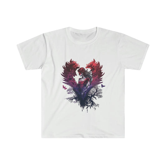 Angel Heart T-Shirt, Unisex Softstyle T-Shirt