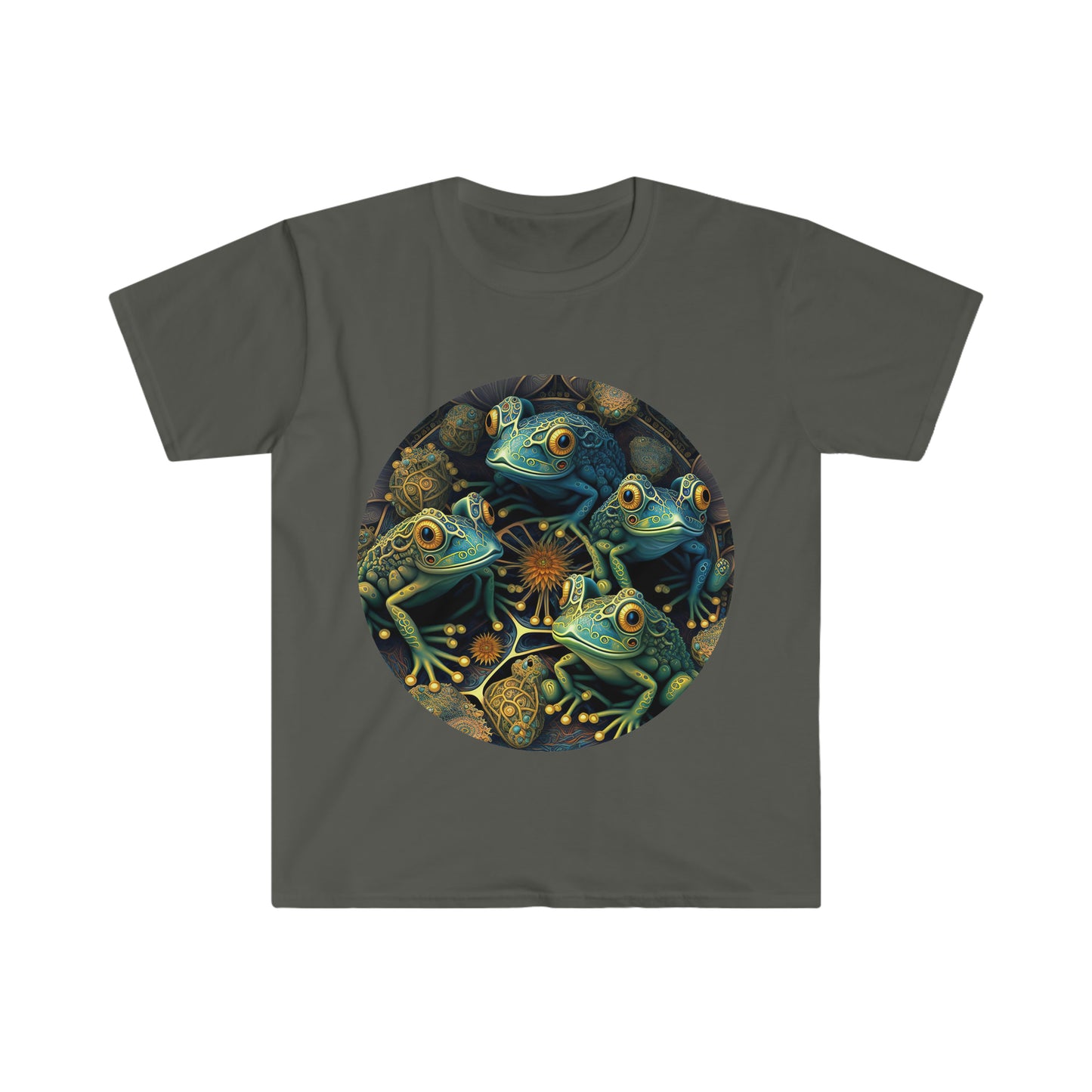 Vintage Frogs T-Shirt, Unisex Softstyle T-Shirt