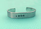 Stackable Hand Stamped Bracelet Cuffs-Handmade by Marlayna