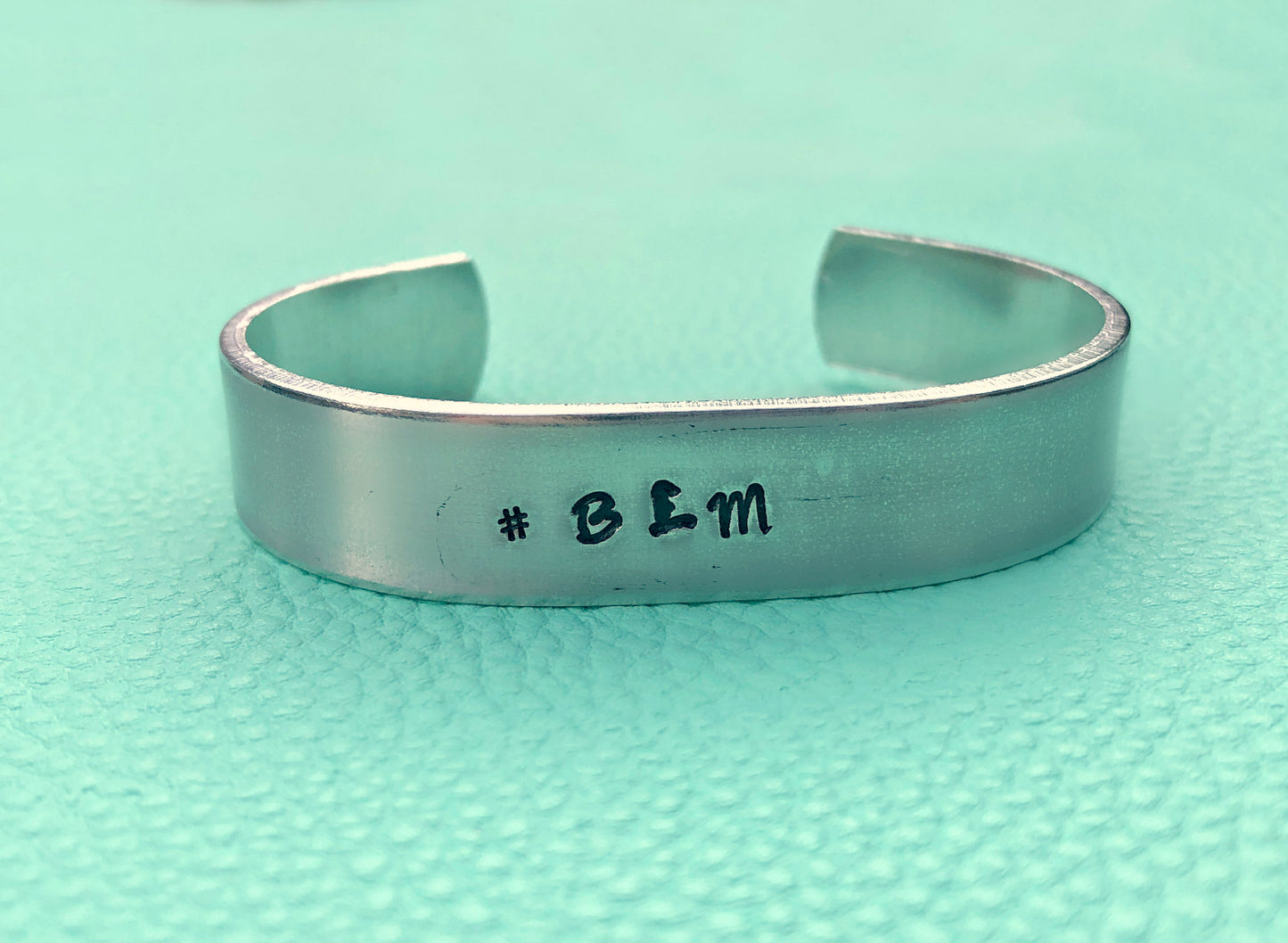 BLM Hand Stamped Cuff Bracelet-Handmade by Marlayna