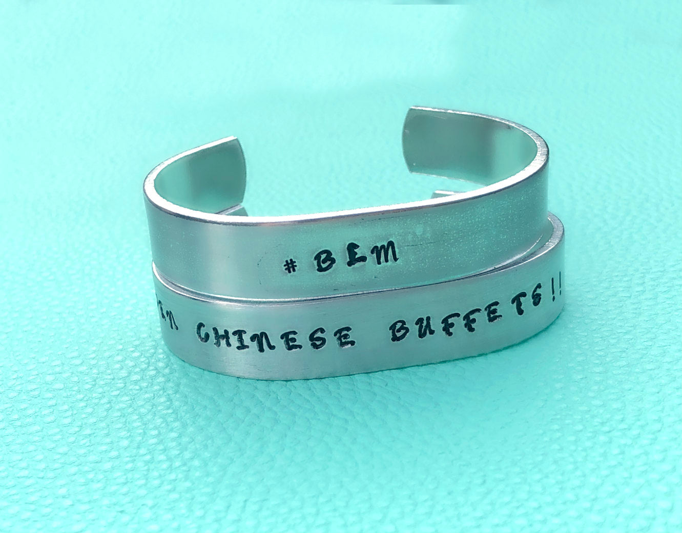 BLM Hand Stamped Cuff Bracelet-Handmade by Marlayna