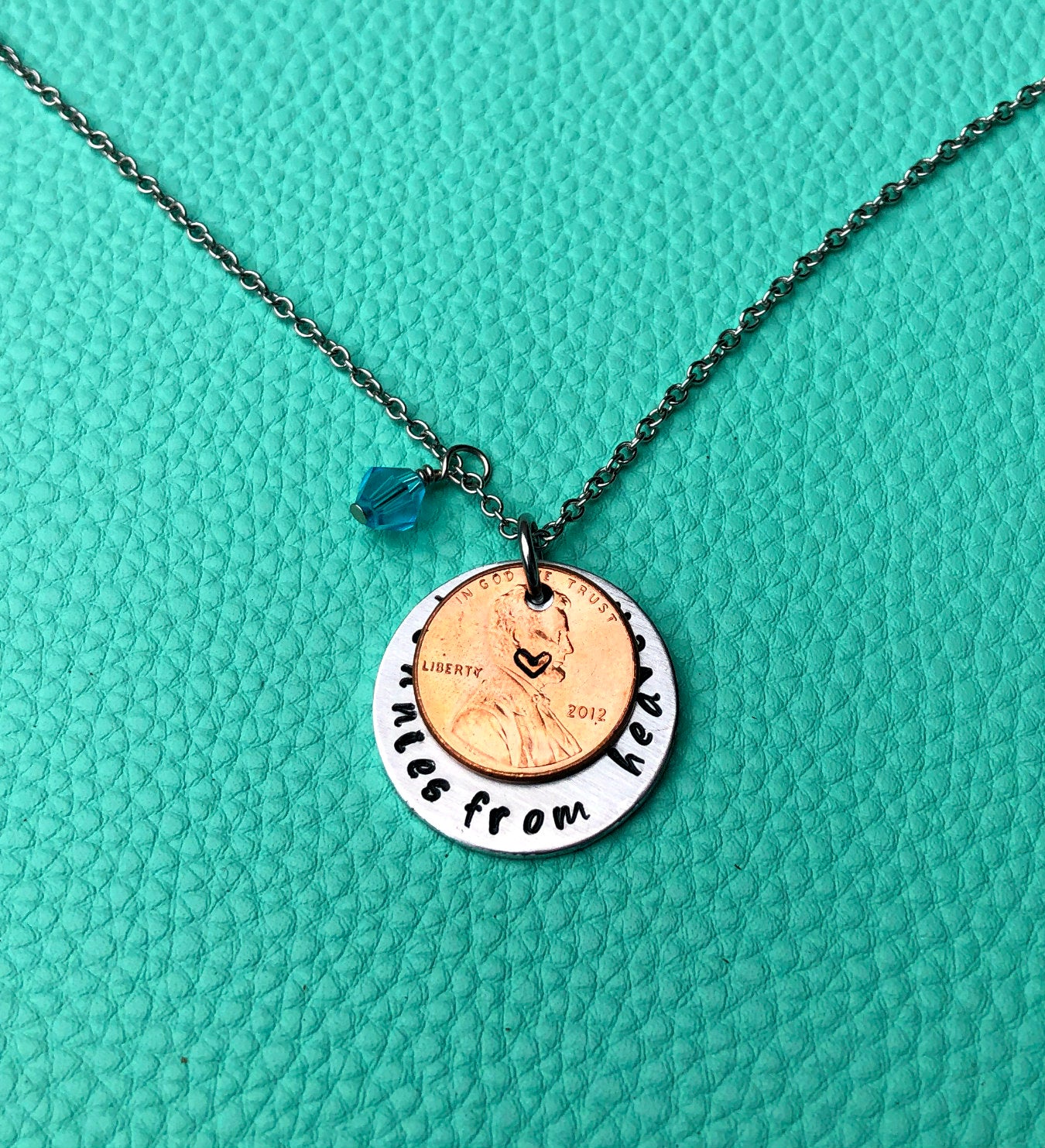 Pennies in Heaven Necklace-Handmade by Marlayna