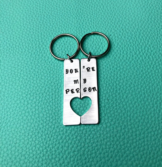 You're My Person Key Chains-Handmade by Marlayna