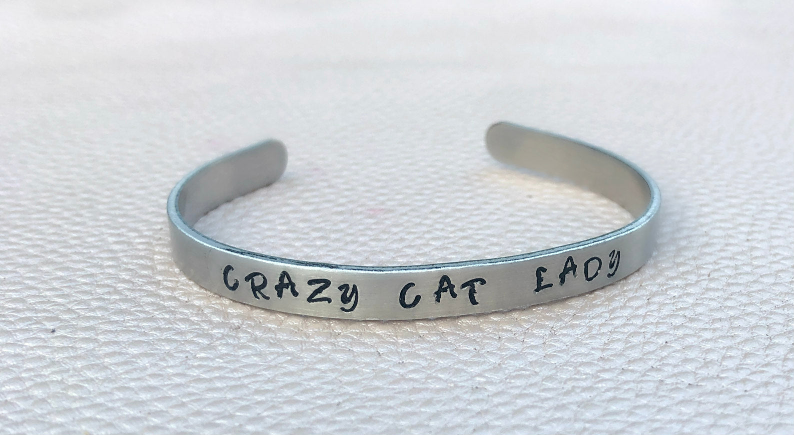 HBIC Hand Stamped Cuff Bracelet-Handmade by Marlayna