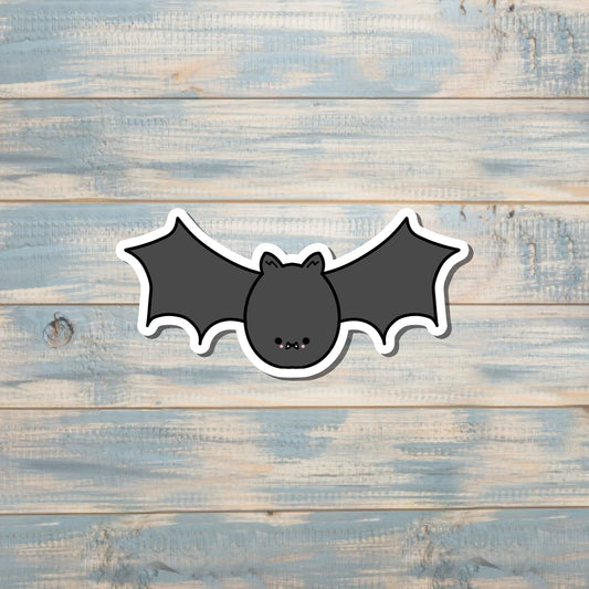 Cute Black Bat, Die Cut Sticker, Graphic Art Sticker, Vinyl, , Inspire Motivate |Sticker or Magnet