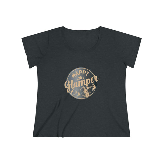 Happy Glamper Women's Curvy Tee