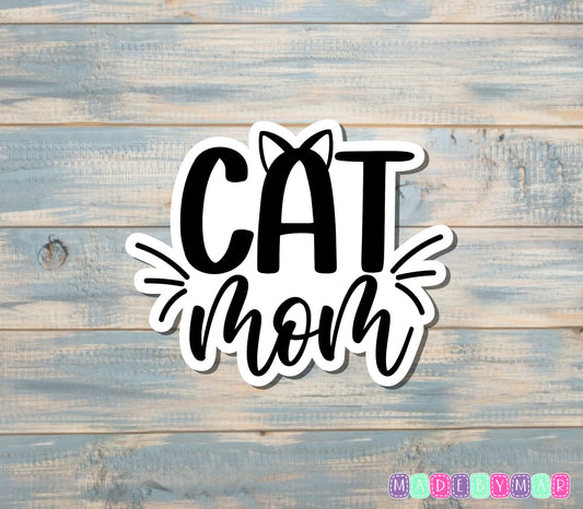 Cat Mom Sticker |Sticker or Magnet