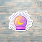 Pastel Crystal Ball, Die Cut Sticker, Graphic Art Sticker, Vinyl, , Inspire Motivate |Sticker or Magnet