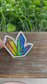 Rainbow Crystal Sparkles, Die Cut Sticker, Graphic Art Sticker, Vinyl, , Boho Hippie |Sticker or Magnet