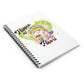 Hippie at Heart Spiral Notebook - Ruled Line