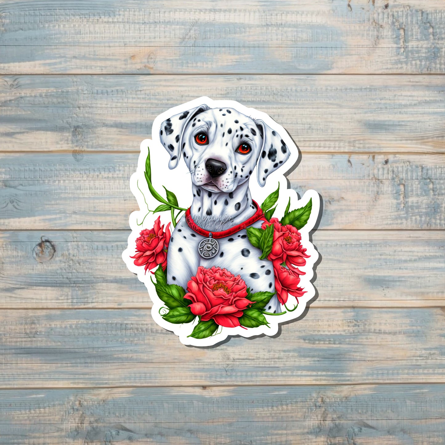 Dalmatian Sticker | Sticker or Magnet |Boho Fun |Refrigerator Fridge Car |Dog Mom Animal Lover |Pet Breed |Sticker or Magnet