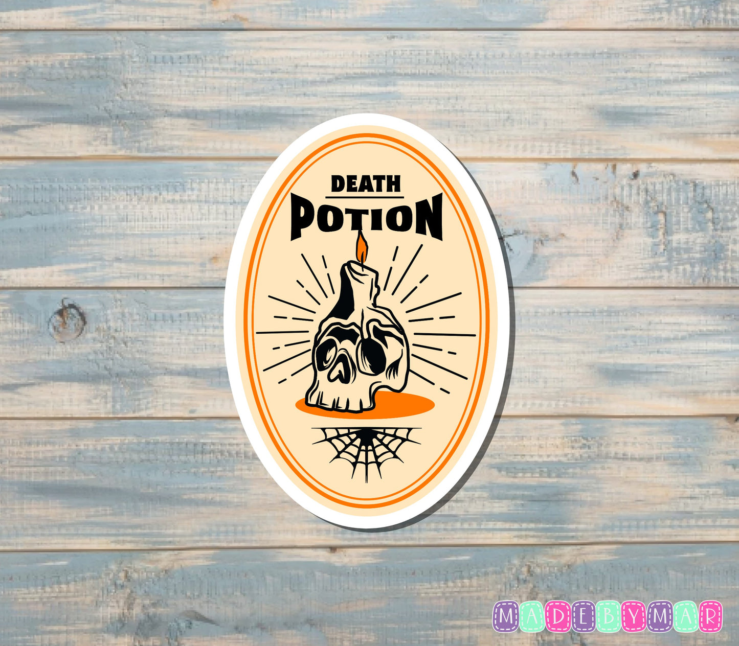 Death Potion |Sticker or Magnet | Potion Label