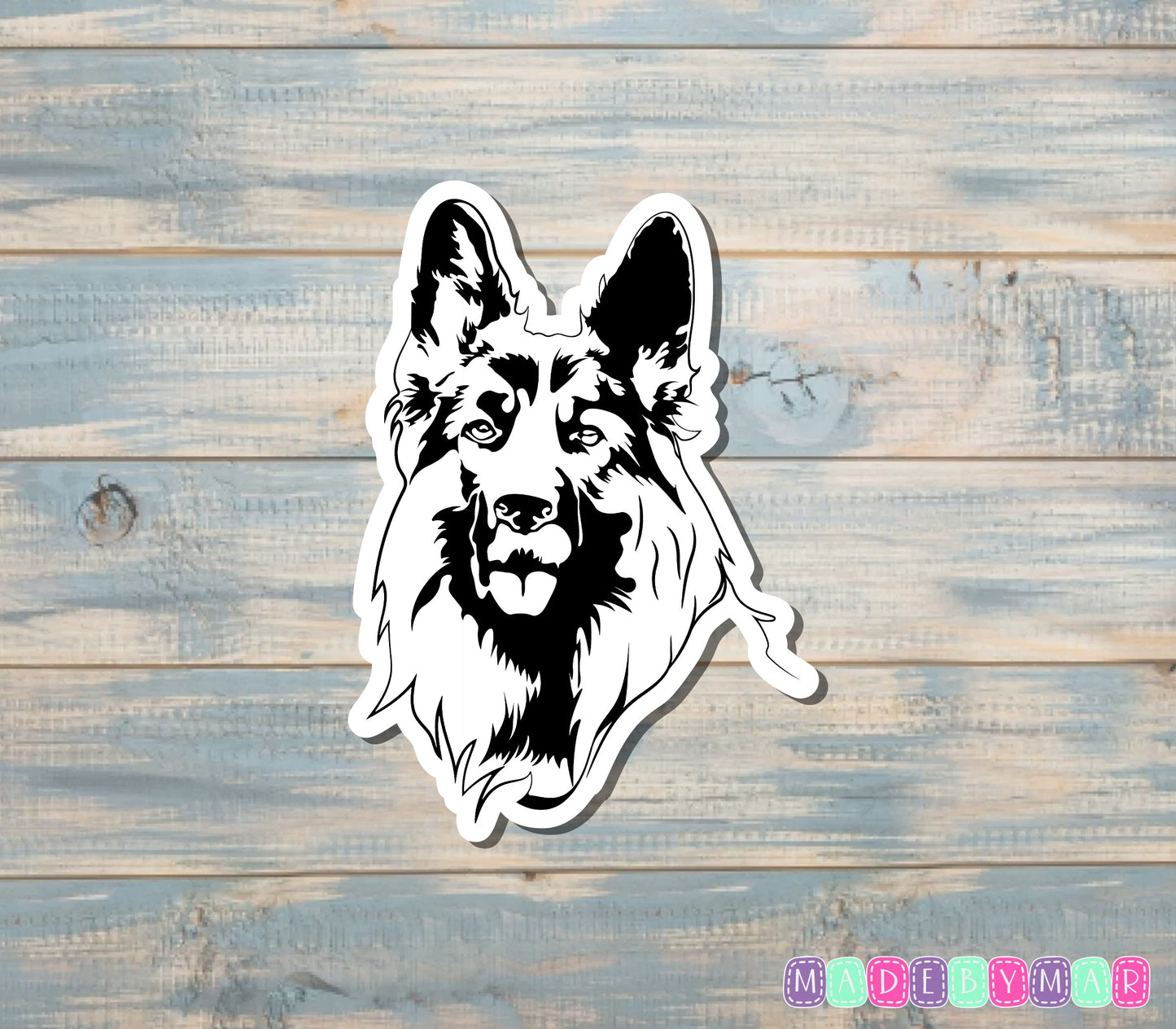 German Shepherd Sticker |Sticker or Magnet