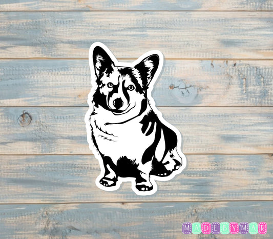 Pembroke Welsh Corgi Sticker |Sticker or Magnet