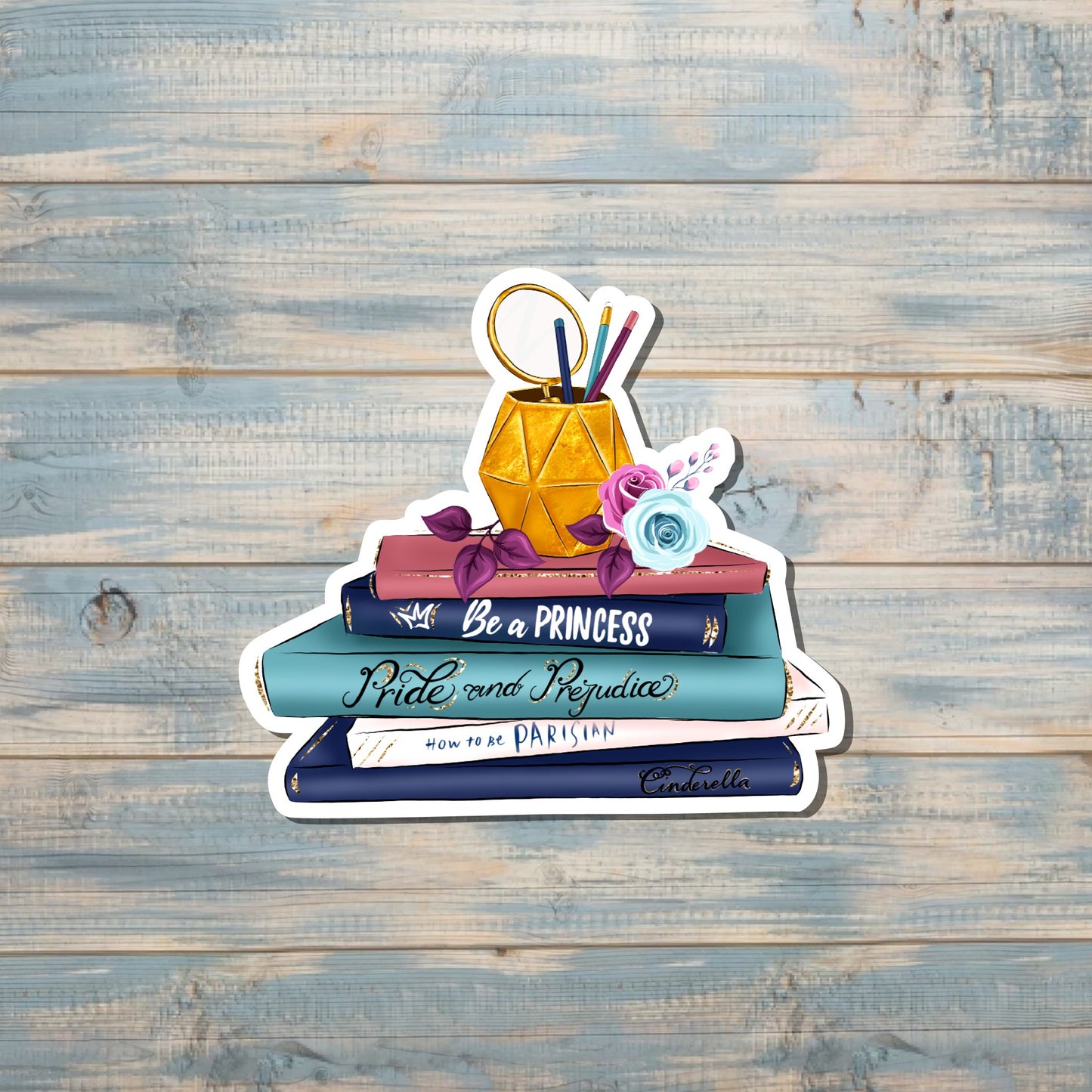 Classics Books Sticker Stack |Reading Sticker or Magnet |Refrigerator Fridge Car |Motivational Empower |Love to Read |Teacher Vintage |Sticker or Magnet