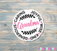 Kind Grandma Sticker |Sticker or Magnet