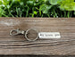 I Love You Hand Stamped Key Chain - Handmade by Marlayna