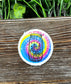 Tie Dye Mason Jar Die Cut Sticker, Graphic Art Sticker, Vinyl, |Sticker or Magnet