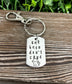 Cat Hair Don’t Care Fun Animal Themed Hand Stamped Key Chain - Handmade by Marlayna