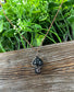 Wire Wrapped Mushroom Gemstone Pendant - Handmade by Marlayna