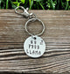 No Prob Llama Fun Animal Themed Hand Stamped Key Chain - Handmade by Marlayna