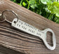 d Bottle Opener Alcohol Key Chain - Handmade by Marlayna