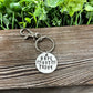 Nope Not Today Sloth Fun Animal Themed Hand Stamped Key Chain - Handmade by Marlayna