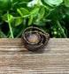 Opal Cabochon Wire Wrapped Ring Size 8 - Handmade by Marlayna