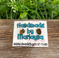 Tiger Eye Gemstone Chip Copper Stud Earrings - Handmade by Marlayna