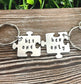 His One, Her Only Puzzle Piece Key Chains - Handmade by Marlayna