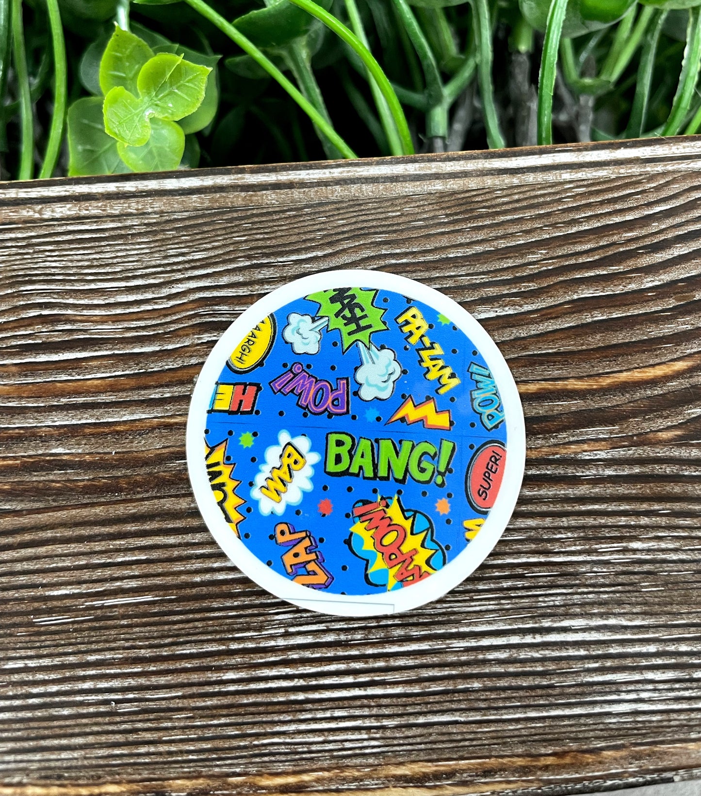 Comic Book Style Die Cut Sticker, Graphic Art Sticker, Vinyl, |Sticker or Magnet