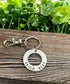 Dream Big Motivational Hand Stamped Key Chain - Handmade by Marlayna