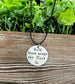 With Brave Wings She Flies Butterfly Hand Stamped Necklace - Handmade by Marlayna