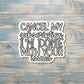 Cancel my Subscription Sticker, Done With Your Issues, Snarky Quote Sticker, Graphic Art Sticker,  Vinyl Decal |Sticker or Magnet