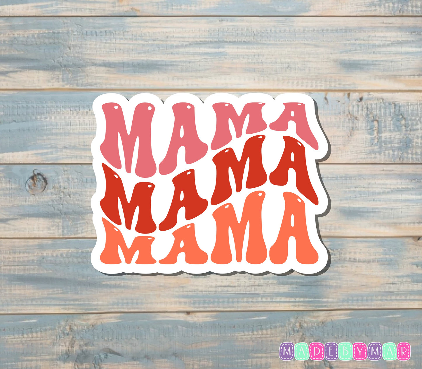 Retro Mama Sticker |Sticker or Magnet