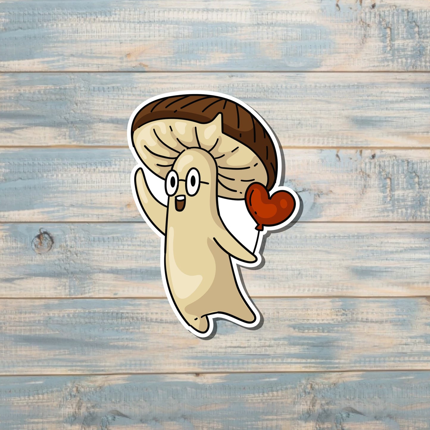 Kawaii Mushroom Sticker |Sticker or Magnet