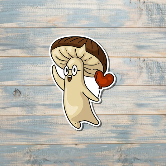 Kawaii Mushroom Sticker |Sticker or Magnet