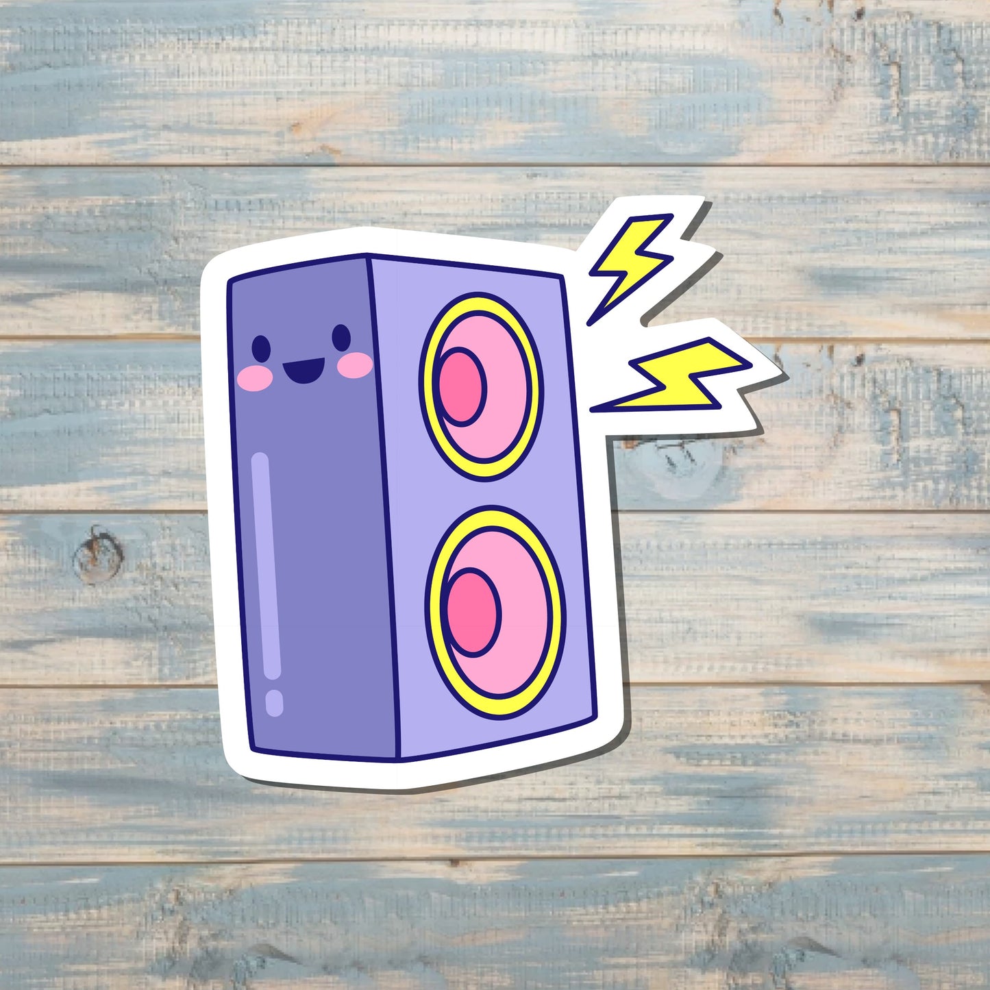 Kawaii Music Speaker Sticker |Sticker or Magnet