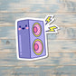 Kawaii Music Speaker Sticker |Sticker or Magnet