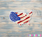 American Flag USA Sticker |Sticker or Magnet