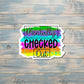 Mentally Checked Out, Die Cut Vinyl Sticker, Boho Fun, Water Resistant |Sticker or Magnet