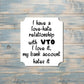 Voluntary Time Off Sticker, Mental Health Sticker, Funny Adult Humor, Tumbler Decal, Laptop Sticker, VTO Sticker, Customer Service Representative, Gift for Co-Worker |Sticker or Magnet