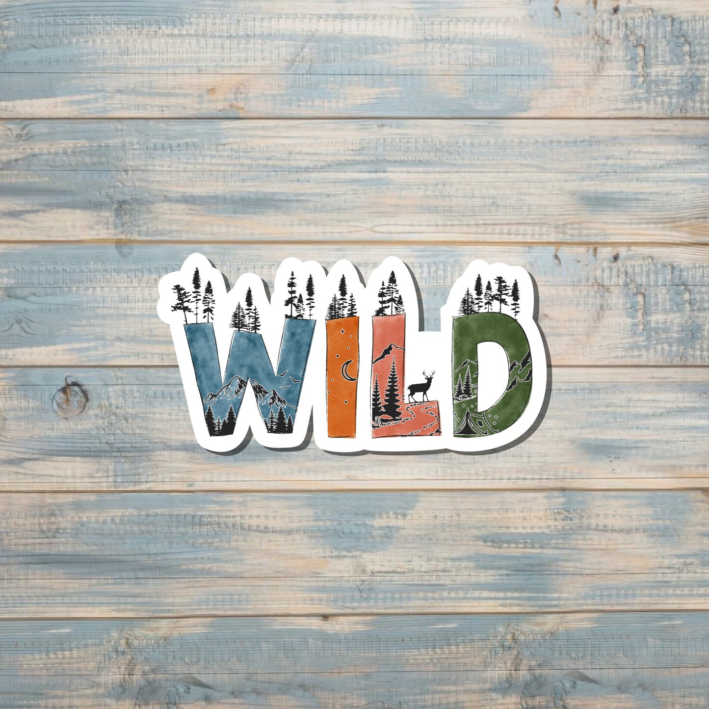 WILD |Sticker or Magnet