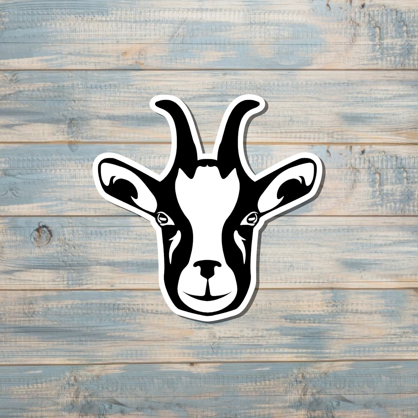 Goat Face Sticker or Magnet |Sticker or Magnet