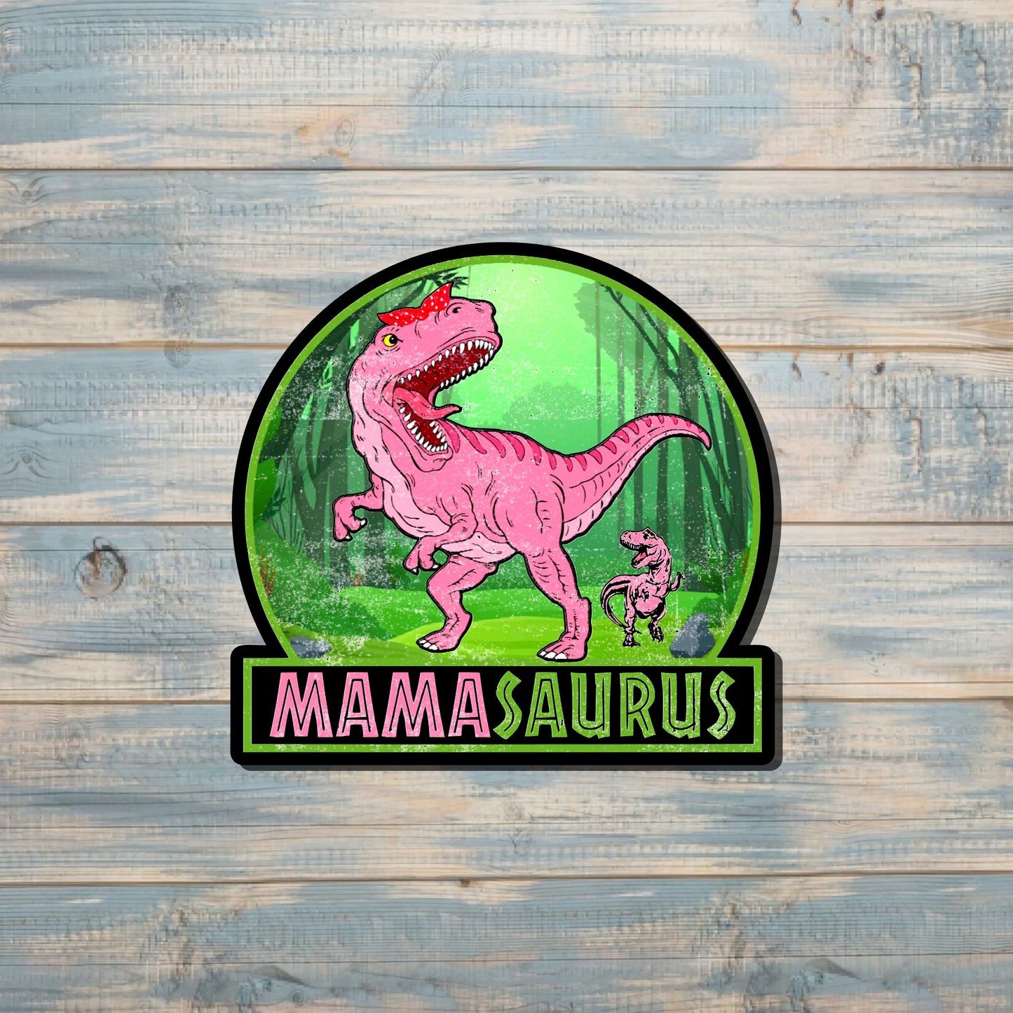 Mamasaurus Sticker, Mom Sticker, Mother Quote, Funny Humor, Water Resistant, Dinosaur Sticker, Mothers Day Gift Ideas |Sticker or Magnet